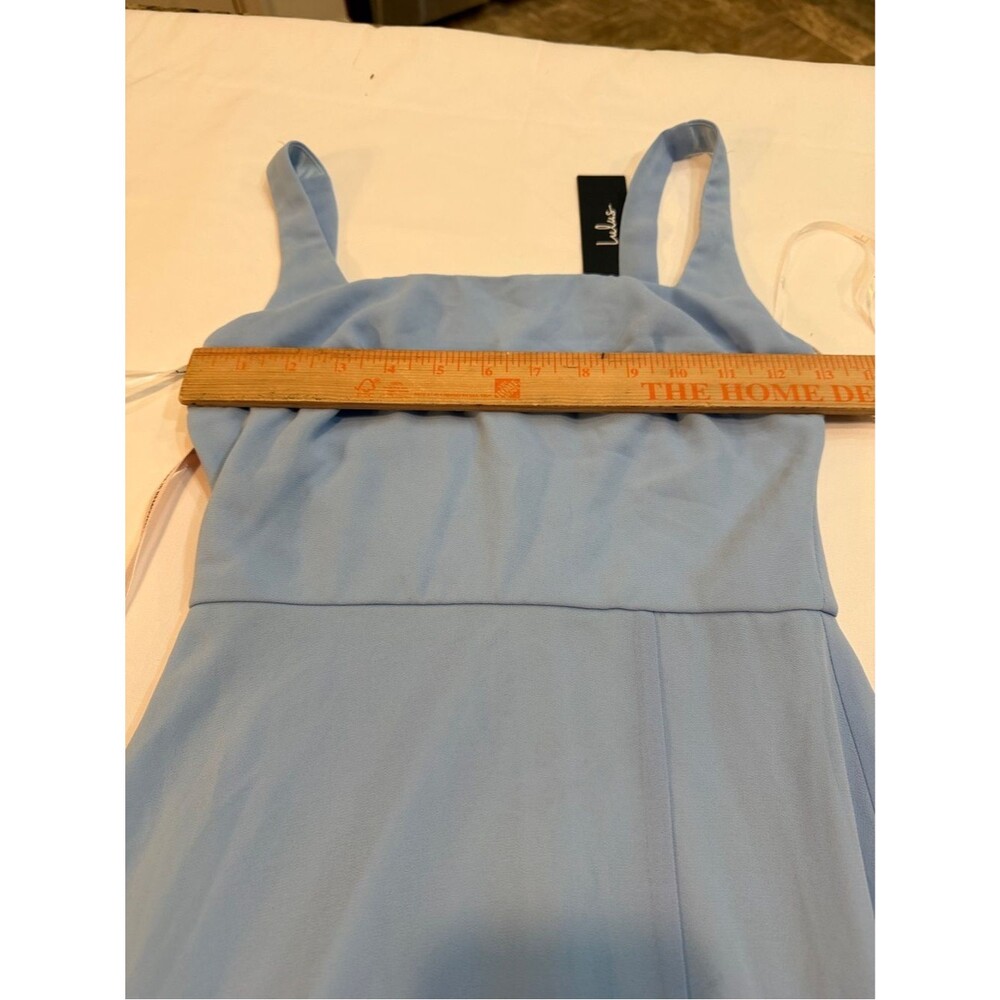 Lulus Remarkable Arrival Powder Blue Sleeveless Maxi Dress Size XXS - Picture 7 of 8